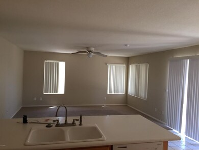Kitchen opens to Family room