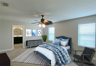 Staged Master Bedroom