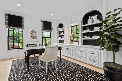 FRONT OFFICE WITH STUNNING WOOD PANELING, GORGEOUS