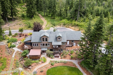 Aerial view of back of house