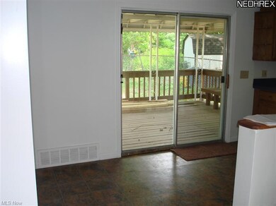 Eat in kitchen with sliding door off to the deck! 