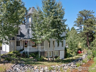 Peaceful aspen line the property
