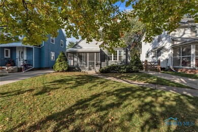 Lush, well-kept front yard