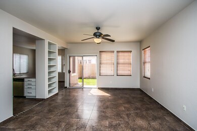Great room facing the back door.