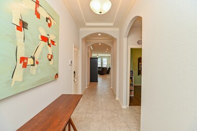 Spacious tiled entry way to greet guests in your new home.