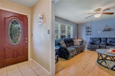 Front Door, living room