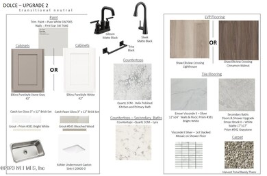Dolce Interior Color Package Selections