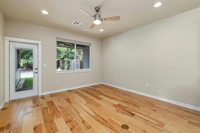 Gorgeous wood floors; spacious Living Room