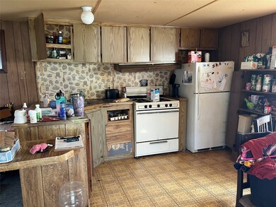 When you walk in, you see the kitchen.