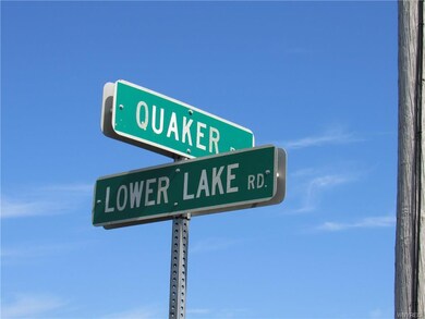Property is at the North East corner of Quaker and