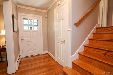 Entrance / Foyer with coat closet and cased openin