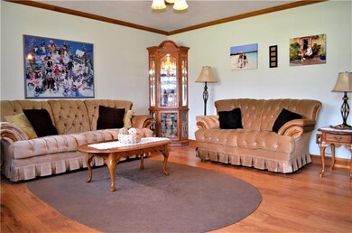 Built in lighted curio cabinet stays!