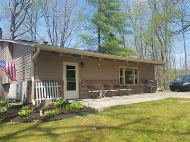 view from the back porch