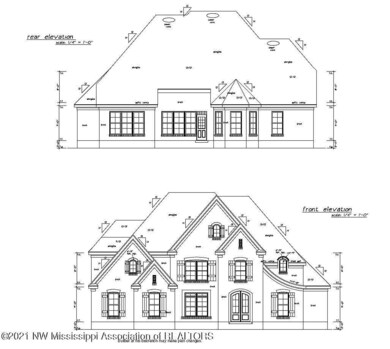 Front and Rear Elevations