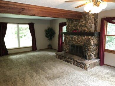 Fireplace in LR