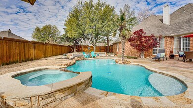 Pool with attached spa!