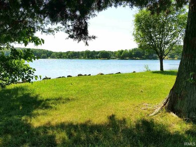 Shaded northwest view toward lake.