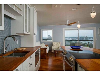 Kitchen. Built in wine rack.