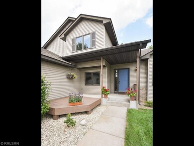 The front deck is a spacious area for relaxing in 