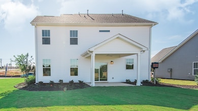 Covered Porch of The Cameron Design by DRB Homes