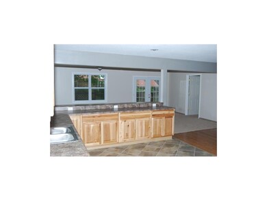 Kitchen looking towards family-room