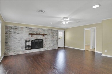 Den with new flooring