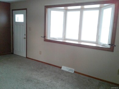 Front door and bay window