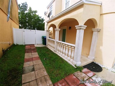 Beautiful side entry with high impact door