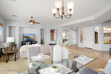 GREAT ROOM SEEN FROM DINING AREA