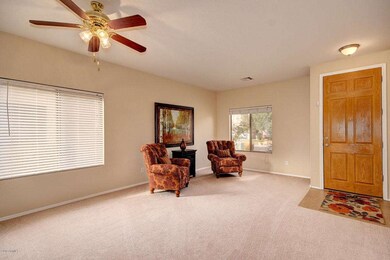 Living room and formal dining