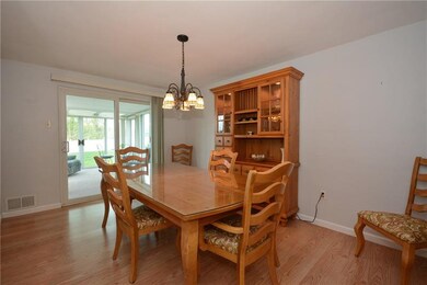 The dining room is also nicely sized (11x15) and o