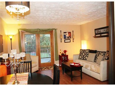 Living Room. This open floor plan for the dining a