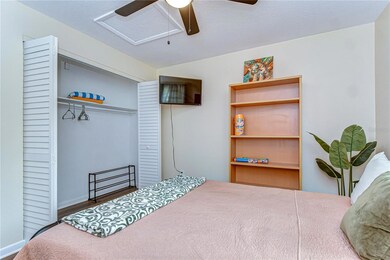 large walk in closet for the guest bedroom
