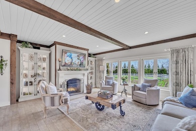 Natural Rumford-Style Fireplace