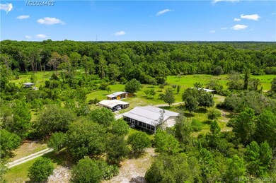 Aerial view of property