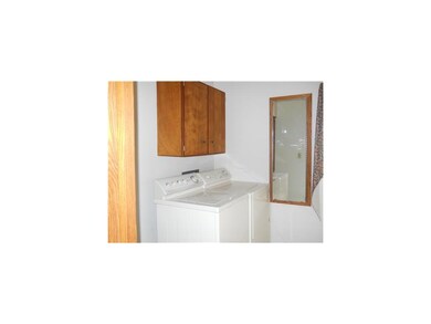 Laundry Area. Main Floor laundry off of kitchen