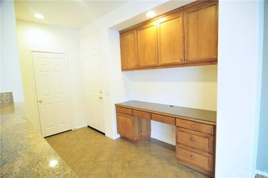 built-in desk & cabinets