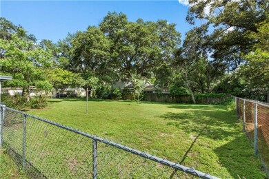 West end of backyard