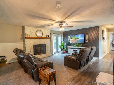 Upstairs living area