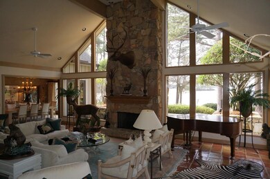 Greatroom with View into Dining Rooom