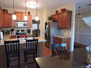 Gorgeous Kitchen With Cherry Cabinets