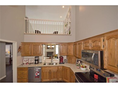 This view will give you a peek at the loft above!