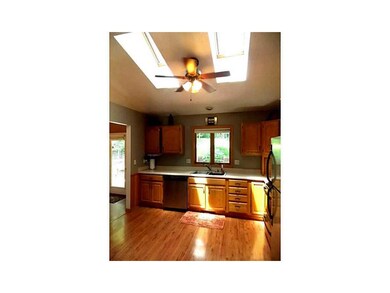 Kitchen. Amazing kitchen with two beautiful skylig