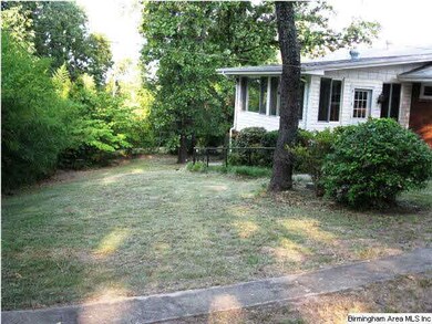Gentle sloping private fenced backyard