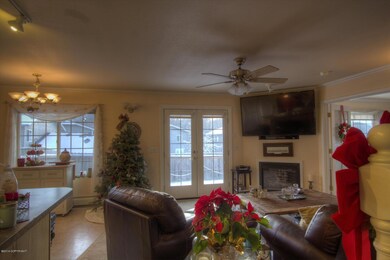 Main living area and kitchen