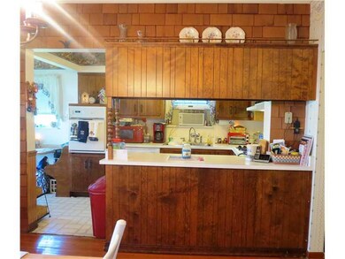 Kitchen. The kitchen as seen from the dining room.