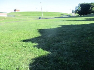 Green area next to the house.