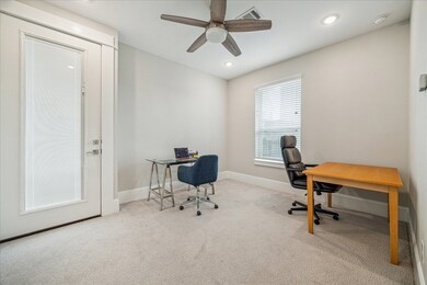 First floor bedroom/office with private entry and