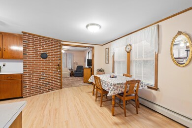Dining room open to kitchen
