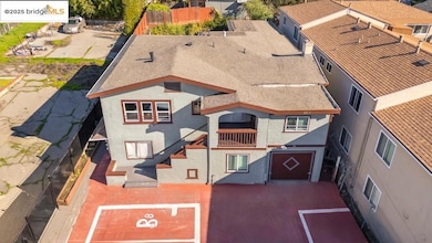 View from above of property